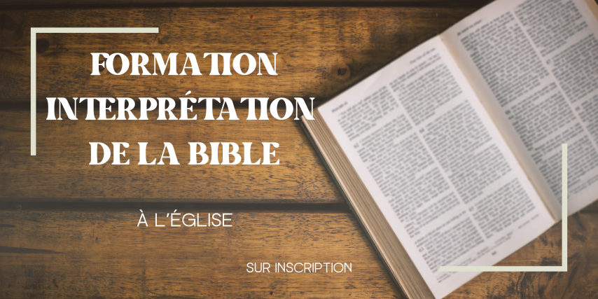 Formation interprétation de la bible Petit